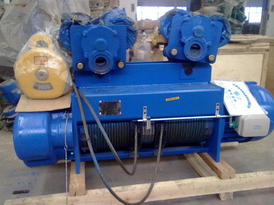 ओवरहेड क्रेन 10t सिंगल गर्डर मोनोरियल हैवी ड्यूटी वायर रोप होइस्ट 8m/Min