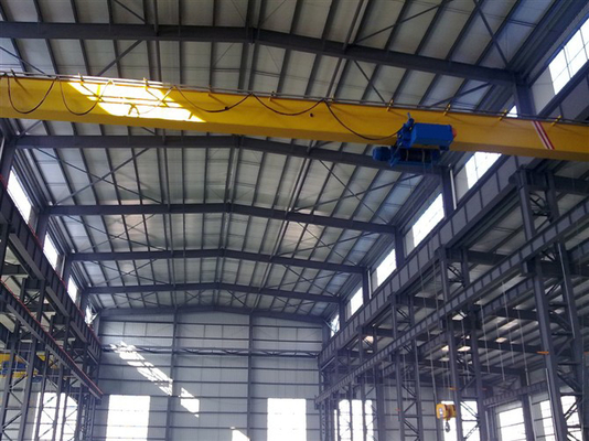 फर्श/छत पर लगे सिंगल बीयर ईओटी क्रेन 5 टन स्पैन 7.5-31.5 मीटर