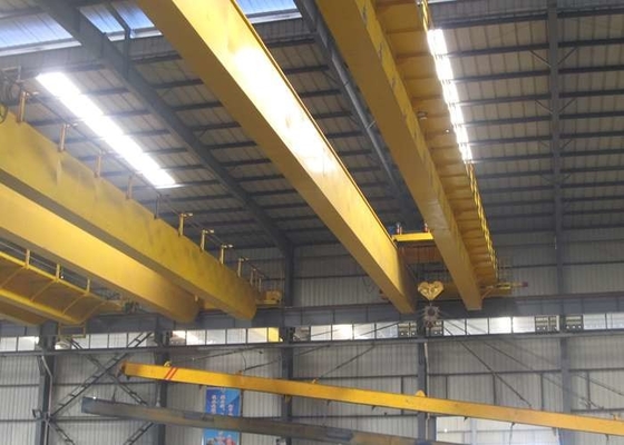 कॉइल उठाने के लिए 32ton डबल स्पीड ओवरहेड होइस्ट ट्रॉली क्रेन