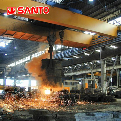 16/3.2T से 75/20T A6 A7 A8 स्टील बनाने के लिए औद्योगिक ओवरहेड क्रेन