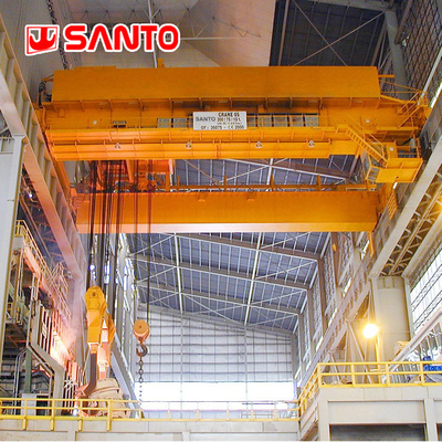 16/3.2T से 75/20T A6 A7 A8 स्टील बनाने के लिए औद्योगिक ओवरहेड क्रेन