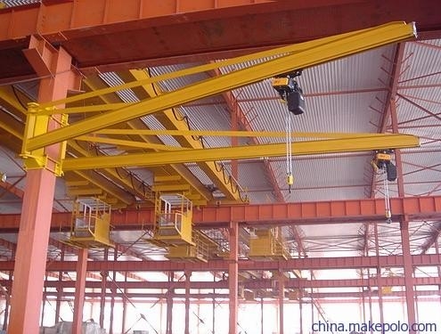 BZ0.5 से BZ8 डॉक वॉल ट्रैवलिंग जिब क्रेन्स लॉन्ग मूवमेंट बिना फ्लोर स्पेस के;