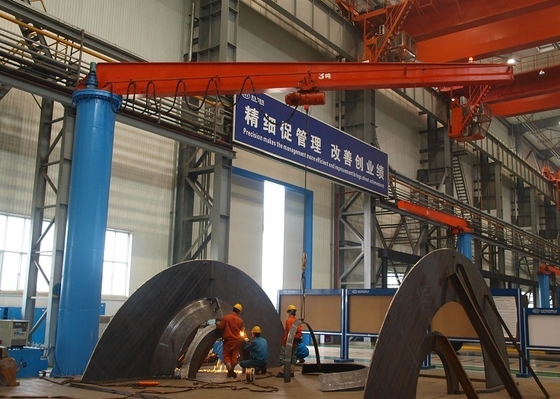 OEM ODM 650cm से 1000cm स्विंग आर्म जिब क्रेन फ्लेक्सिबल रोटेशन: