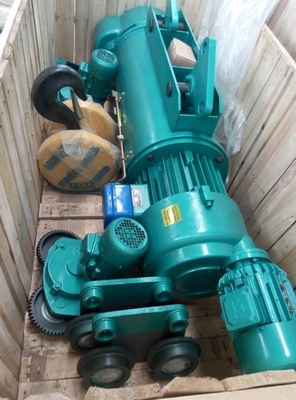 ओवरहेड क्रेन 10t सिंगल गर्डर मोनोरियल हैवी ड्यूटी वायर रोप होइस्ट 8m/Min