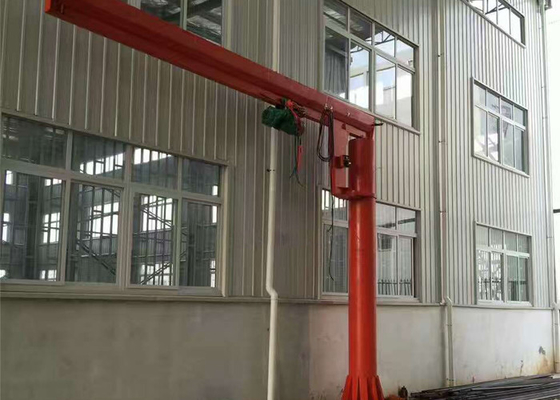 वॉल ट्रैवलिंग 220-440V BZ कॉलम फिक्स्ड बूम क्रेन 6m-30m लिफ्टिंग हाइट