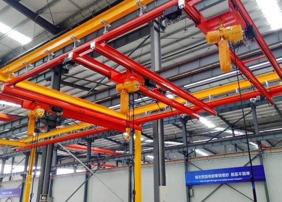 1T से 3.2T KBK लाइट क्रेन सिस्टम KBK होइस्ट वर्कस्टेशन लिफ्टिंग सिस्टम