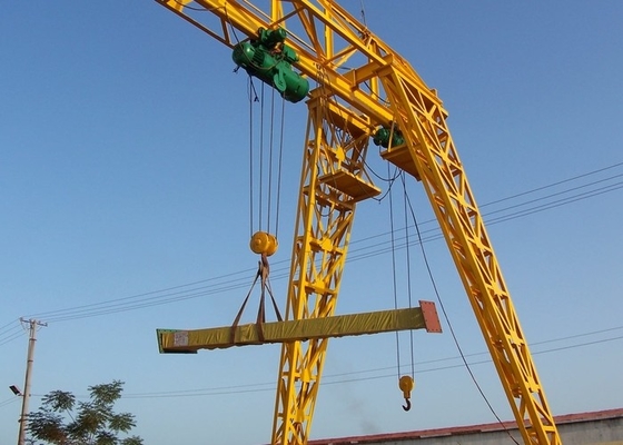 वायररोप इलेक्ट्रिक होइस्ट आउटडोर उपयोग के साथ 5 टन जंगम गैन्ट्री क्रेन