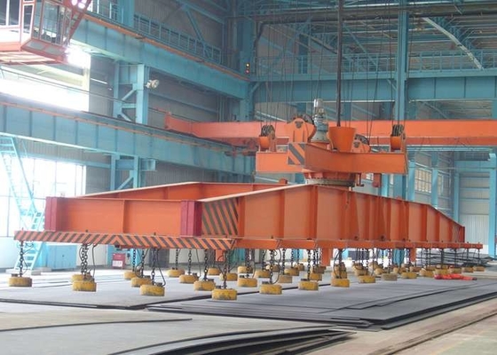 स्टील फैक्ट्री के लिए रिमोट कंट्रोल 10.5M-31.5M स्पैन 50T DG EOT क्रेन
