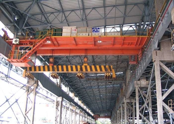 गोदामों के लिए सुरक्षा बड़े स्पैन 800T डबल गर्डर ओवरहेड क्रेन