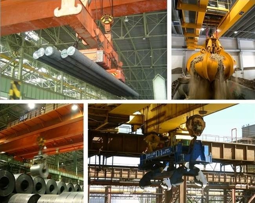 5t-75t उठाने की क्षमता डबल बीयर ओवरहेड क्रेन 6m-35m स्पैन लंबाई