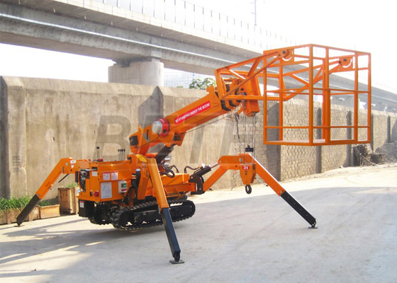 2.2t स्पाइडर क्रेन असमान जमीन के लिए वायरलेस रिमोट कंट्रोल