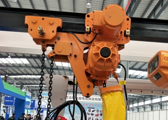 लो हेडरूम 0.5T-50T इलेक्ट्रिक चेन होइस्ट 81db इंडस्ट्रियल होइस्ट लिफ्टिंग इक्विपमेंट