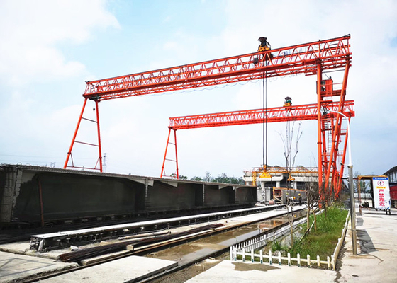 18 मीटर लिफ्ट ऊंचाई निर्माण क्रेन उपकरण 20-900 टन बॉक्स गर्डर क्रेन