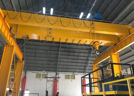 OEM ODM IP55 IP65 डबल गिरर्डर ओवरहेड क्रेन केबिन कंट्रोल 10 टन ईओटी क्रेन