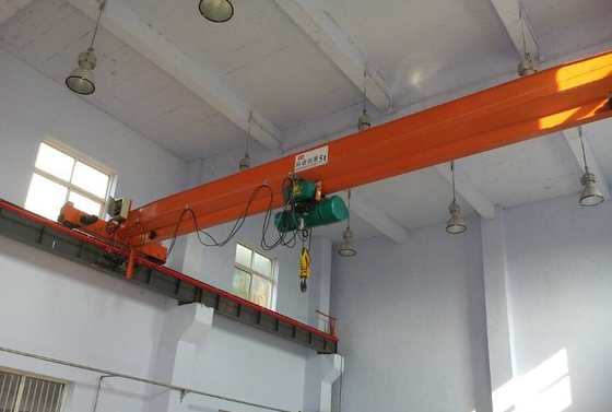 1 टन से 10 टन मोनोरेल ओवरहेड क्रेन 220V 480V एलडी टाइप सिंगल गर्डर ईओटी क्रेन
