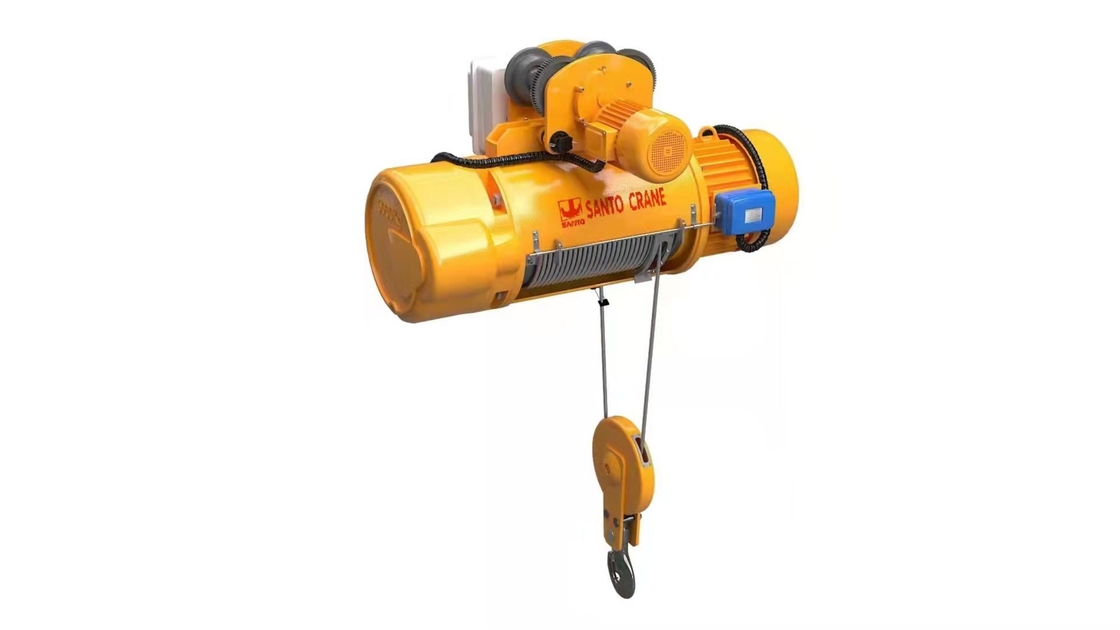 सीडी एमडी मॉडल सिंगल स्पीड मोनोरेल वायर रोप होइस्ट 5ton 0.3-8m/Min