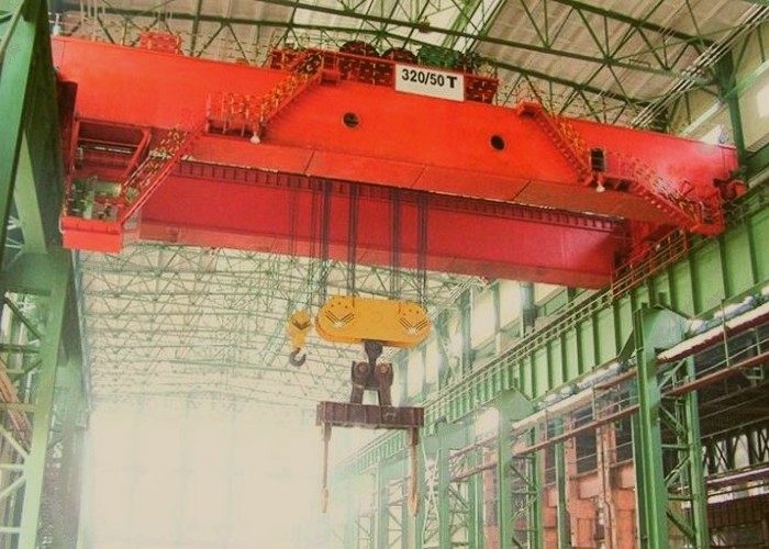 JB T7688 125/32-320/80 टन स्टील मिल क्रेन मेटल स्मेल्टिंग वर्कशॉप लिफ्टिंग क्रेन